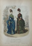  - La mode illustrée Originele litho Toilettes de Mme Coussinet
