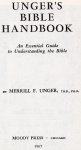 Unger, Merrill F. - Unger's Bible Handbook Unger, Merrill F. - Unger's Bible Handbook