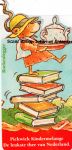  - Boekenlegger Pickwick Kindermelange: beertje met theepot balancerend op stapel boeken