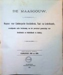 collectief - De Maasgouw Orgaan voor Limburgschse geschiedenis, taal- en letterkunde zevende deel  jaargang  1888 en 1889