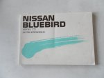  - Nissan Bluebird model T72 instruktieboekje