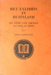 Schwencke, Johan. - Het exlibris in Duitsland. Een studie voor vrienden van boek en prent