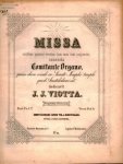 Viotta, Joannes Josephus: - Missa virilibus quatuor vocibus, tum unis tum conjunctis canenda comitante organo, quam choro vocali..