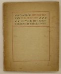 BOUTENS, P.C. - Verzamelde sonnetten, nu voor het eerst verenigd uitgegeven.