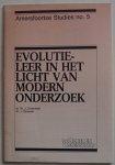 Ouweneel W J Dr, Scheven J Dr - Amersfoortse Studies no. 5 Evolutieleer in het licht van modern onderzoek Lezingen gehouden studiedag Evangelische Hogeschool 17 nov 1989