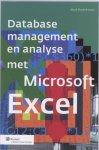 Mark Rosenkrantz - Database management en analyses met Microsoft Excel