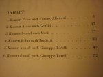Walther; Johann Gottfried (1684-1748) - Orgelkonzerte nach verschiedenen meistern; 6 Konzerte nach Tomaso Albinoni, Giorgio Gentili, Joseph Meck, Giulio Taglietti und Giuseppe Torelli Walther; Johann Gottfried (1684-1748) - Orgelkonzerte nach verschiedenen meistern; 6 Konzerte nach Tomaso Albinoni, Giorgio Gentili, Joseph Meck, Giulio Taglietti und Giuseppe Torelli