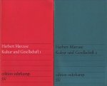 Marcuse,  Herbert - Kultur und Gesellschaft 1 + 2