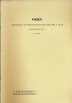 Boer, H.B. (samenst.). - Index: Inhoudsopgave van Archeologische Berichten Nos 1 t/m 10.