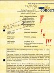 Fournet, Jean: - [Programm mit eigenh. Unterschrift] Het Zondagochtend Concert. Zondag 25 september 1994