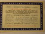 Folder - American Express Traveller Cheques