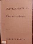 Olivier Messiaen - Oiseaux exotiques. Parition