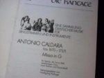 Caldara; Antonio (ca. 1670 - 1736) - Die Cantate nr. 208 Missa in G - fur soli, chor, 2 violinen und continuo Caldara; Antonio (ca. 1670 - 1736) - Die Cantate nr. 208 Missa in G - fur soli, chor, 2 violinen und continuo