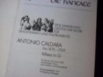 Caldara; Antonio (ca. 1670 - 1736) - Die Cantate nr. 208 Missa in G - fur soli, chor, 2 violinen und continuo