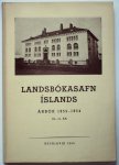  - Landsbokasafn Islands Arbok 1953 - 1954  10 - 11. Ar