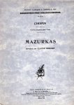 Chopin Frederic - Mazurkas  Revisio par Claude Debussy