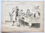 Braakensiek, Johan (1858-1940) - [Original lithograph/lithografie by Johan Braakensiek] In de Tweede Kamer, 14 December 1902, 1 pp.