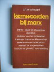 Schegget, G.T. ter - Kernwoorden bij Marx
