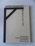 Morgenstern, Christian; Illustrator : Klein, Harald von - Wesentielles 30 Galgenlieder typografischst verdunkelt von Harald Klein