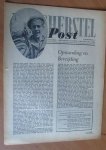 Bom, Jan (red) - De Post. Volksherstel. Voorlichtingsblad van Nederlands Volksherstel 1946. 2e jaargang no. 9