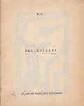 H. C., Hugo Claus - Registreren [ex. bibliotheca Cees Nooteboom] Gedichten