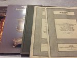 Sotheby's - Sotheby's, 5 boeken,clocks,English silver,furniture