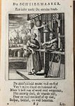 Luyken, Jan (1649-1712) and Luyken, Caspar (1672-1708) - Antique print/originele prent: De Schuiermaker/The Brush-Binder.
