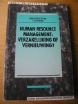 Kluytmans, F. (red) en andere auteurs - Serie: Arbeid en organisatie: Human Resource Management: verzakelijking of vernieuwing?