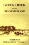 GOUDRIAAN, D.F. ...EN ANDEREN (onder redactie van) - Gedenkboek 1948 - 1978 Afdeling Kennemerland van de Nederlandse Genealogische Vereniging