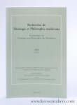 Michiels, G. / H. F. Meyer / M. Gorman / M. Johnson / J. C. Flores / M. W. F. Stone / a.o. - Recherches de Théologie et Philosophie médiévales. Forschungen zur Theologie und Philosophie des Mittelalters. 2000. LXVII,1.