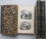 Redactie - Het Leeskabinet; Mengelwerk tot Gezellig Onderhoud voor beschaafde kringen 1839 4 vols text  complete with plates