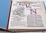 Nicolas, Jean-Lou (directeur de la publication). Monza, Probus, Suyeux, de Voo, Villon, etc. (rédaction) - Monseigneur le vin. (Prolongé dans un autre style). Le journal de Nicolas. No 1, oct. 1981 - No 22, oct. 1985.