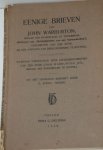 Warburton, John Sr. - Eenige brieven van John Warburton