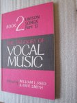 Reed, William L. & Smith, Eric - The Treasury of Vocal Music / Book 1 t/m 4 / Unison songs Part I - Unison songs Part II - Two-part songs - Three-part songs