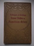 Scobel, A.. - Velhagen & Klasings neuer Volks- und Familien Atlas in 102 Kartenseiten.