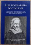 KNIJFF, PHILIP; SIEBE JAN VISSER; PIET VISSER. - Bibliografia Sociniana. A bibliographical reference tool for the study of dutch socianism and antitrinitarianism.