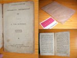 Zutphen, A. van - Nederlandsche uitvindingen, ontdekkingen, enz. - Eerste stukje