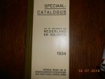  - speciaalcatalogus v/d postzegels van Nederland en Kolonien 1934