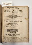 PECHLIN,PETRI, ZANDERUS, CHRISTIANUS, - Disputatio Ethica de summo hominis bono. Quam annuente altissimo in celeberrima Academia Rhodopolitana, permissu & concessione facultatis philosophicae Sub Praesidio Praestantissimi et Doctissimi, Dn. M. Petri Pechlin Rost. S.S.Th. Studiosi. E...