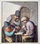 Cornelis Ploos van Amstel (1726-1798), Bernhard Schreuder (fl. 1767-1780), after Adriaen van Ostade (1610-1685) - Antique printdrawing | The empty jug, published 1771, 1 p.