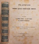 PLATO. - Platonis Opera Quae Feruntur Omnia. Recognoverunt IO. Georgius Baiterus, IO. Caspar Orellius, Aug. Guilielmus Winckelmannus. Accedunt integra varietas lectionis stephanianae, bekkerianae, stallbaumianae, scholia et nominum index.