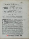 Hagen, Petrus van der - De Brief des H. Apostels Pauli aan de Philippensen, Verhandelt in verscheyde Predikatien.