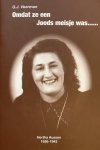 G.J. Veerman - Omdat ze een Joods meisje was....