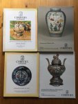  - 4 Auction Catalogues Christie's London: Fine Japanese Works of Art, 6&7 March 1989 - 14&15 June 1989 - 13&14 November 1989 - An important Collection of Fine Japanese Metalwork of the Meiji Period, 14 November 1989