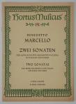 Marcello, Benedetto - Zwei Sonaten für Altblockflote und Basso Continuo