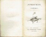 W. Bilderdijk - Spreuken (van Bilderdijk)