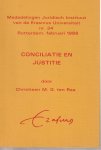 Raa, M.G. ten - Conciliatie en justitie - Rede 1986