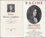 RACINE; - Racine Oeuvres Completes: Vol.  I. Theatre-Poesie. Edition Presente, Etablie et Annotee par Georges Forestier. + Oeuvres completes, Vol. 2: Prose. Edition etablie et annotee par Raymond Picard.