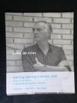  - Auke de Vries, Sculpturen-installaties-tekeningen