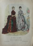  - La mode illustrée Originele litho Toilettes de Mme Bréant-Castel
